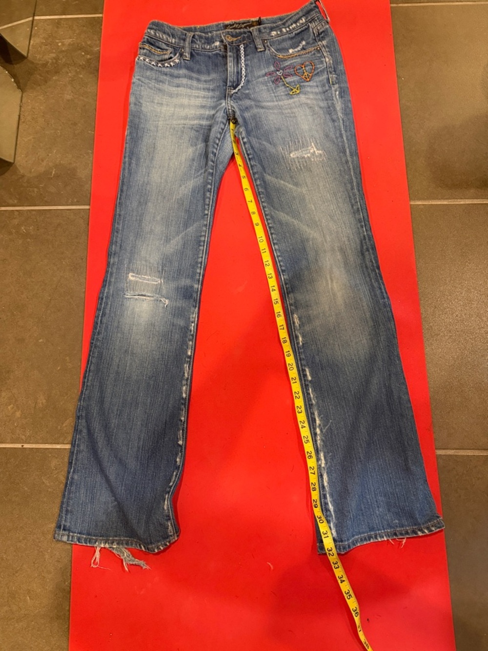 Lucky Legend Embroidered Bootcut Jeans